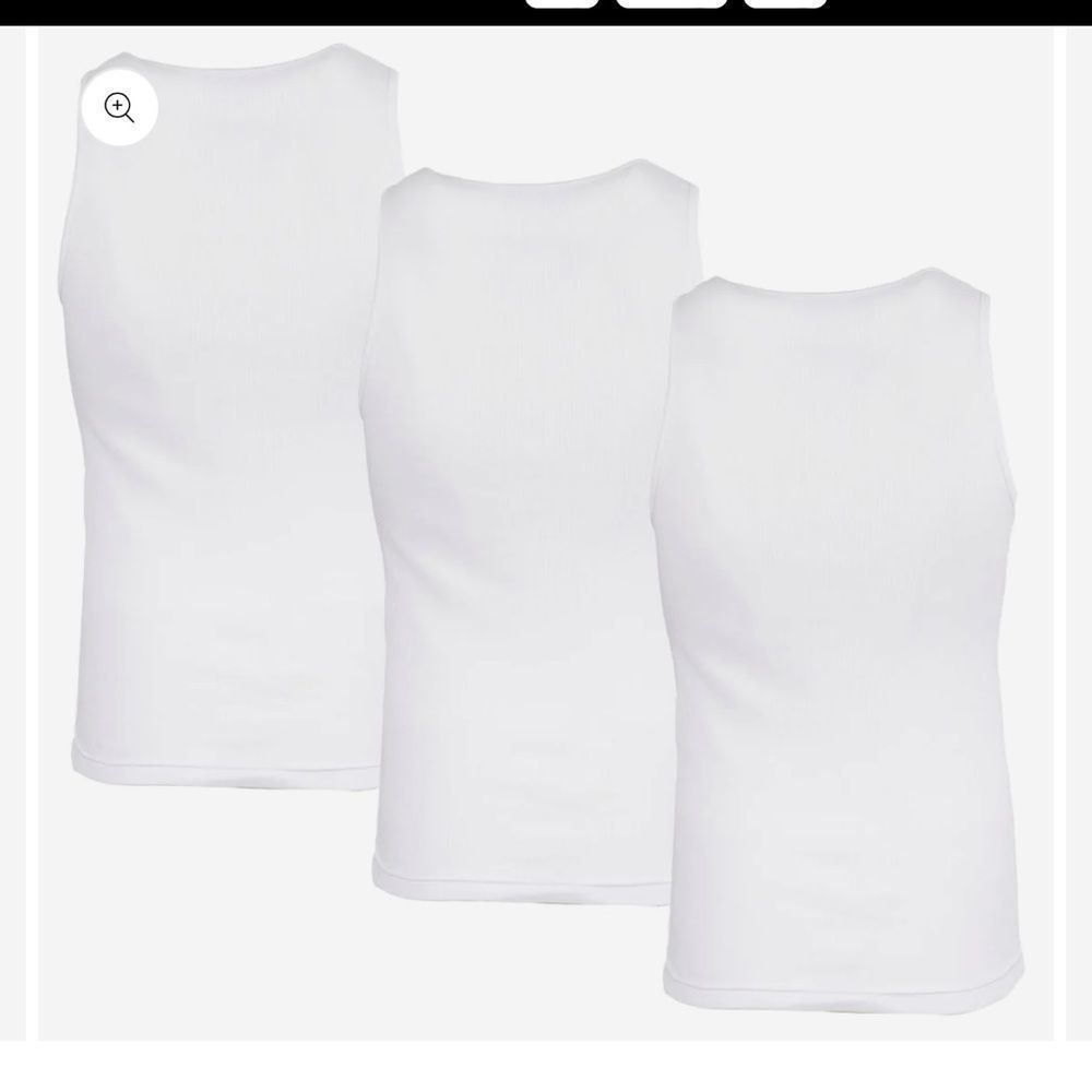NWT’s Reebok Men's 3 Pack Tanks Size Large B1 - Picture 3 of 3